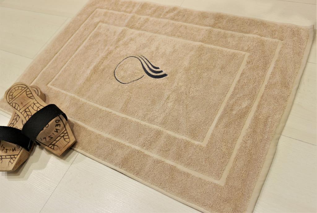Pamuklu Banyo Paspası 50x70 Cm - Açık Kahve