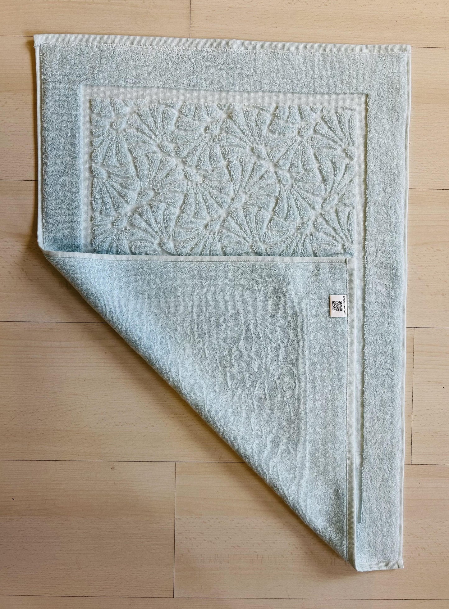 50x70 Cm Jakarlı Deniz Desen Pamuklu Banyo Paspası