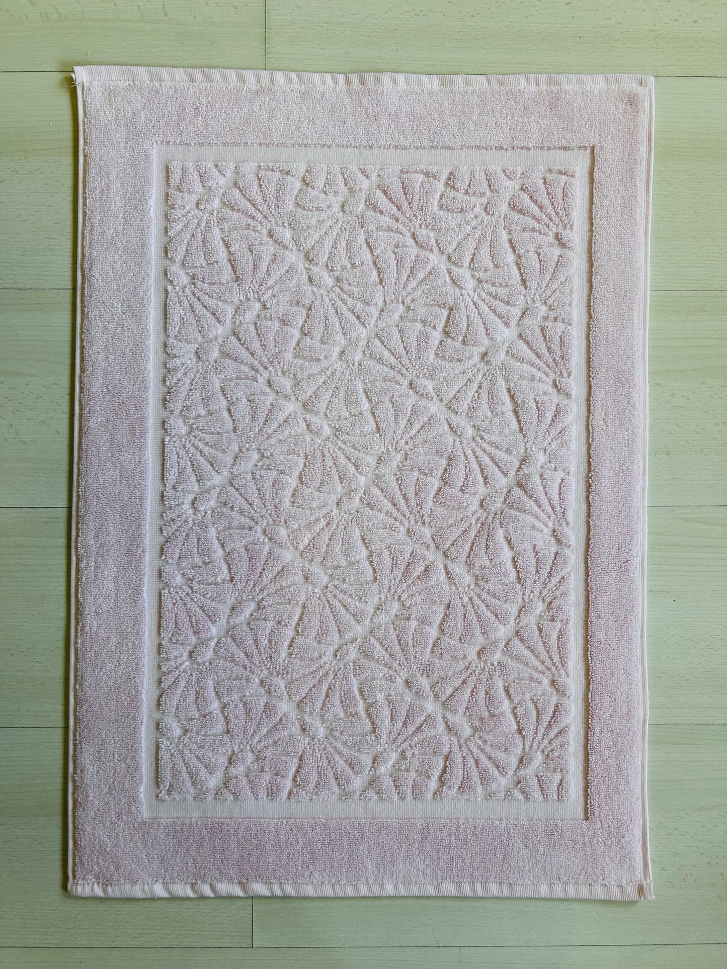 50x70 Cm Jakarlı Deniz Desen Pamuklu Banyo Paspası