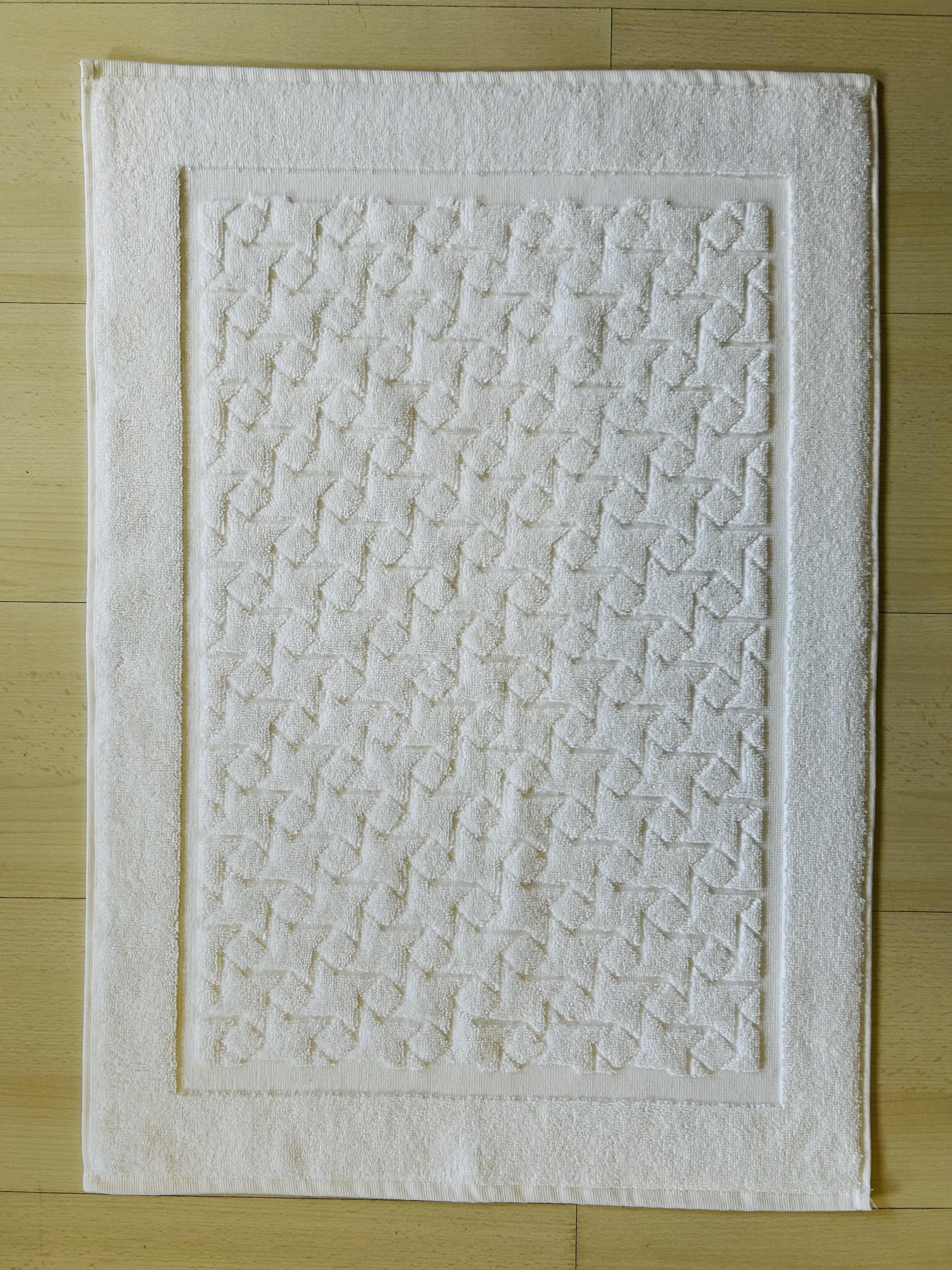 Mozaik Desenli Havlu Banyo Paspası – 50x70 cm - Ender Home