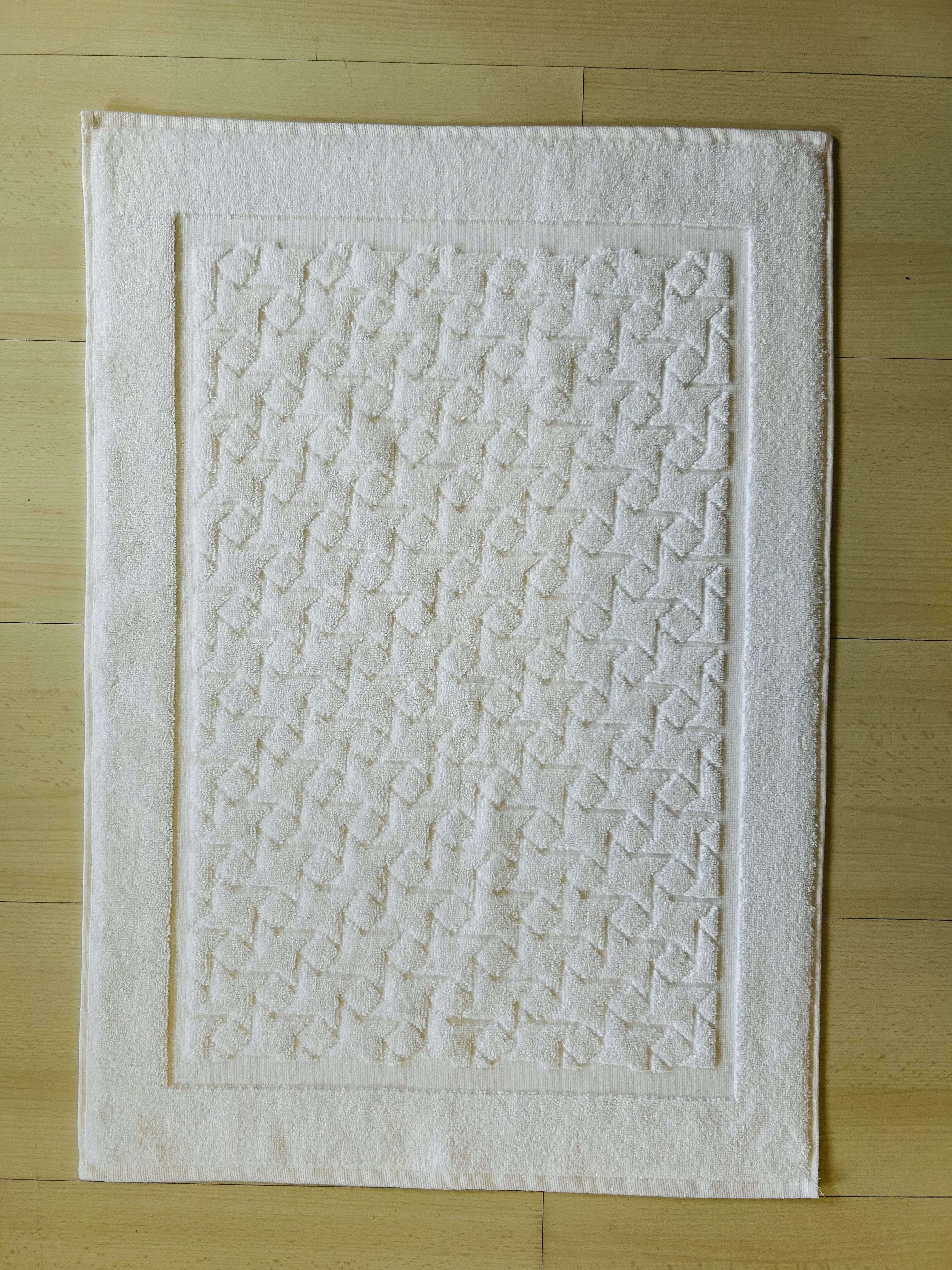 Mozaik Desenli Havlu Banyo Paspası – 50x70 cm - Ender Home