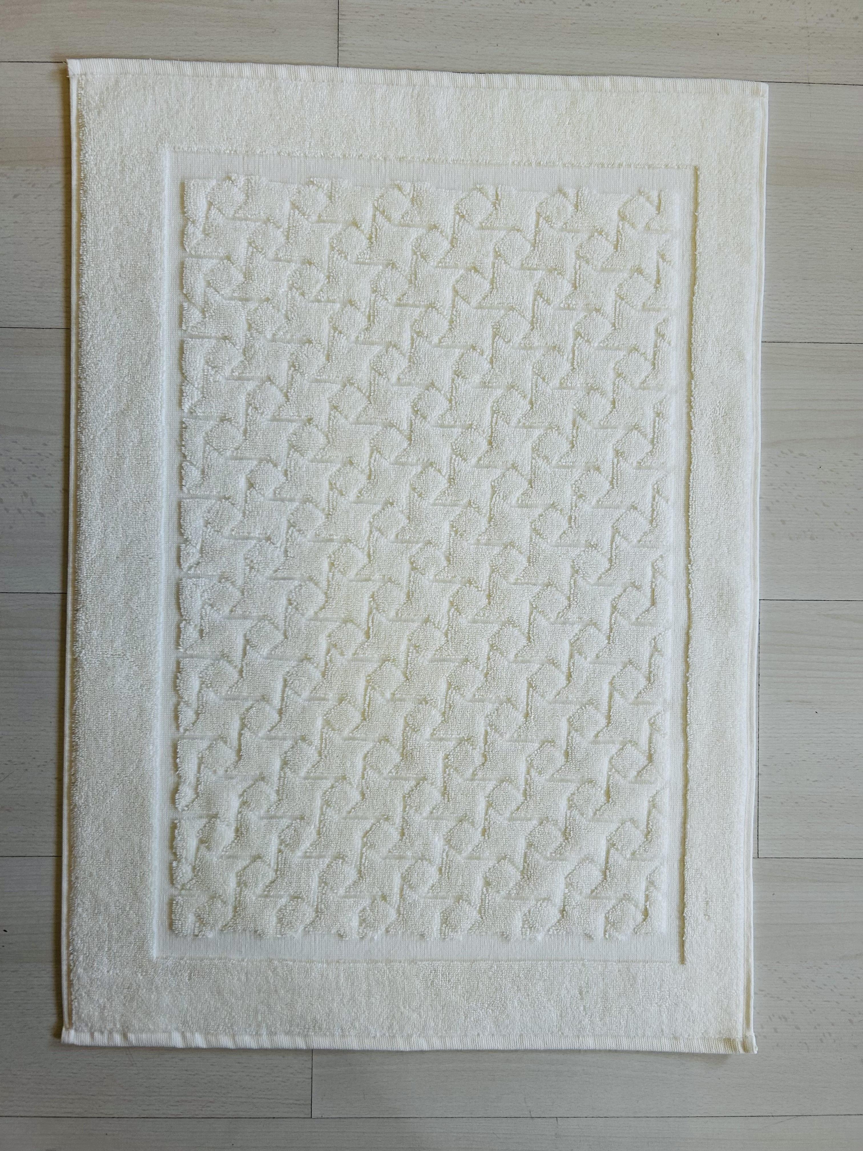 Mozaik Desenli Havlu Banyo Paspası – 50x70 cm - Ender Home