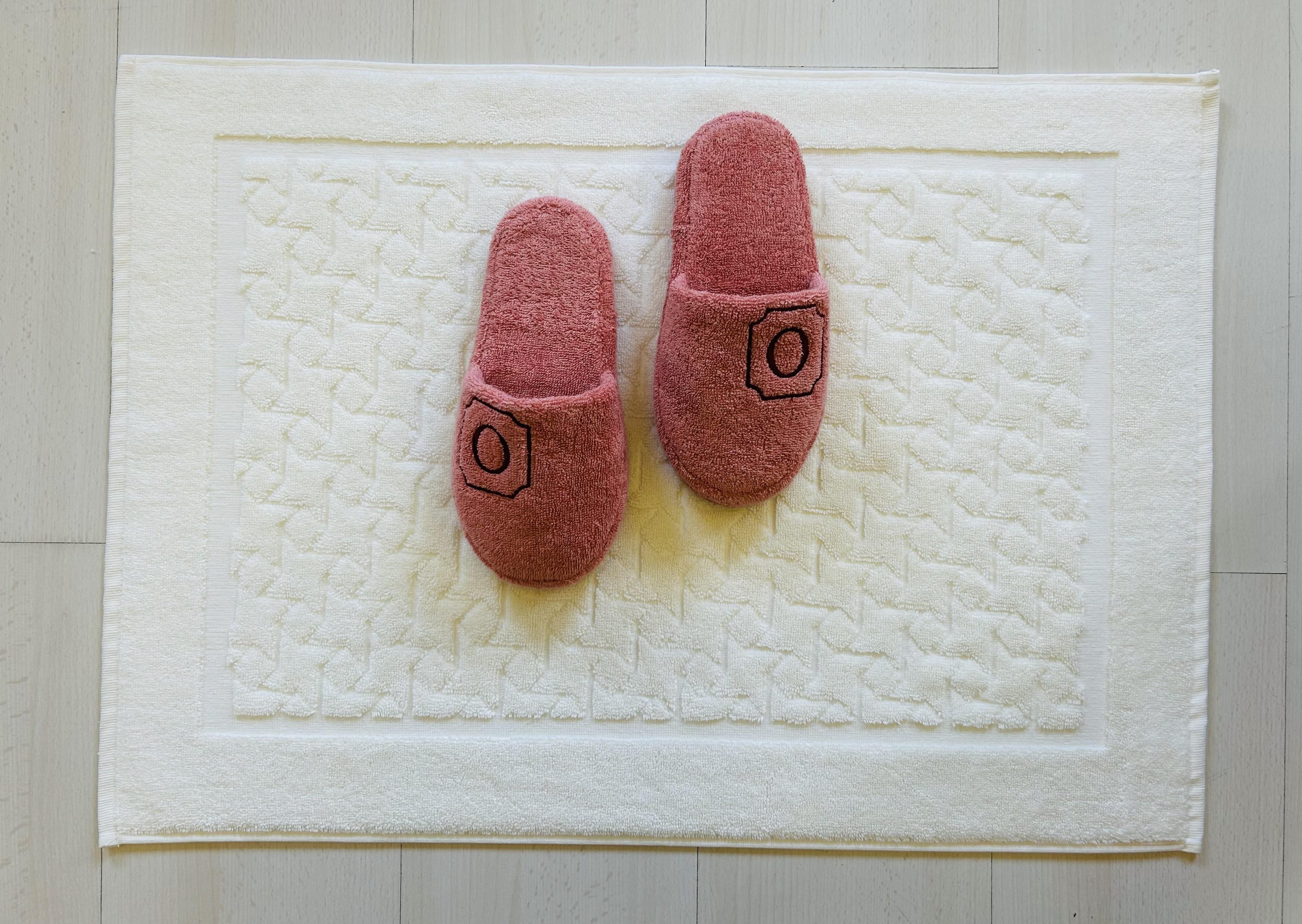 Mozaik Desenli Havlu Banyo Paspası – 50x70 cm - Ender Home