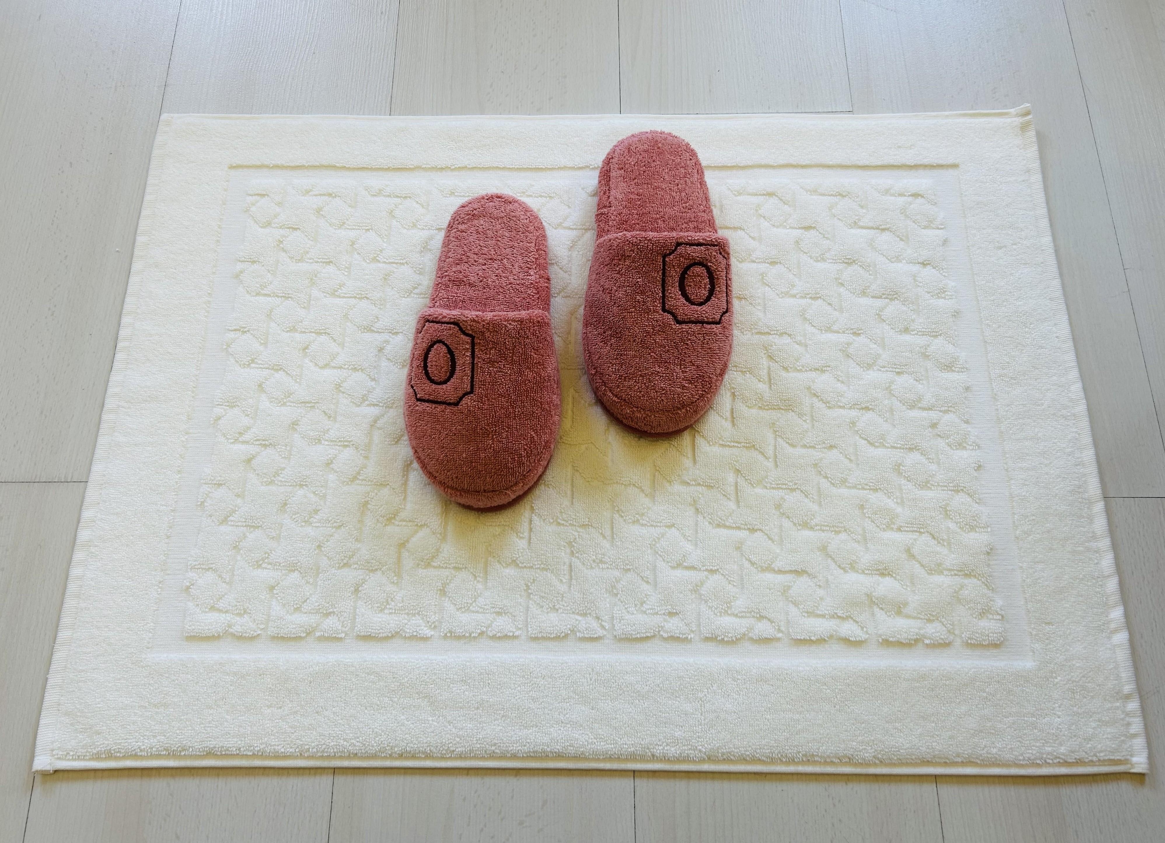 Mozaik Desenli Havlu Banyo Paspası – 50x70 cm - Ender Home