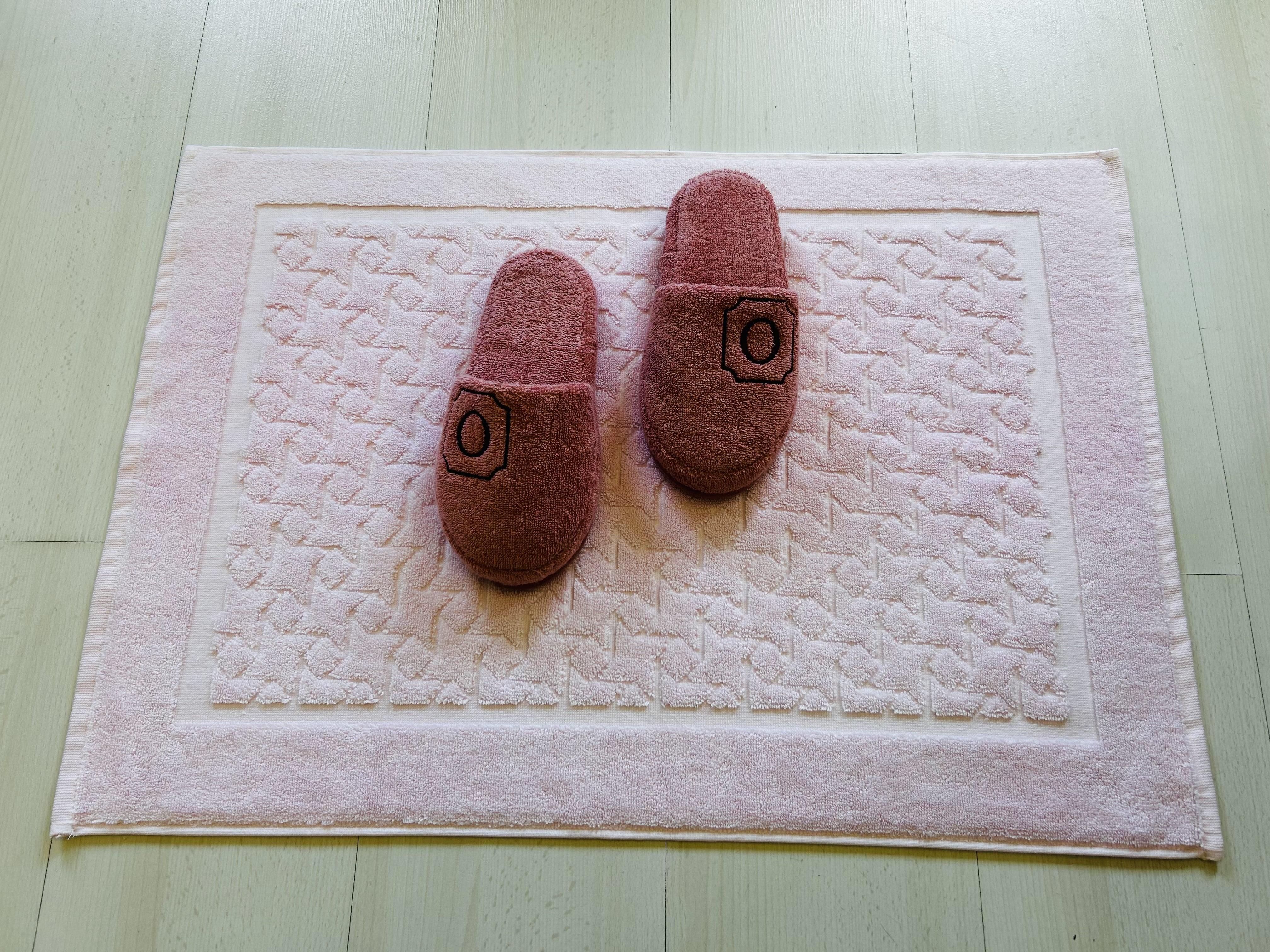 Mozaik Desenli Havlu Banyo Paspası – 50x70 cm - Ender Home