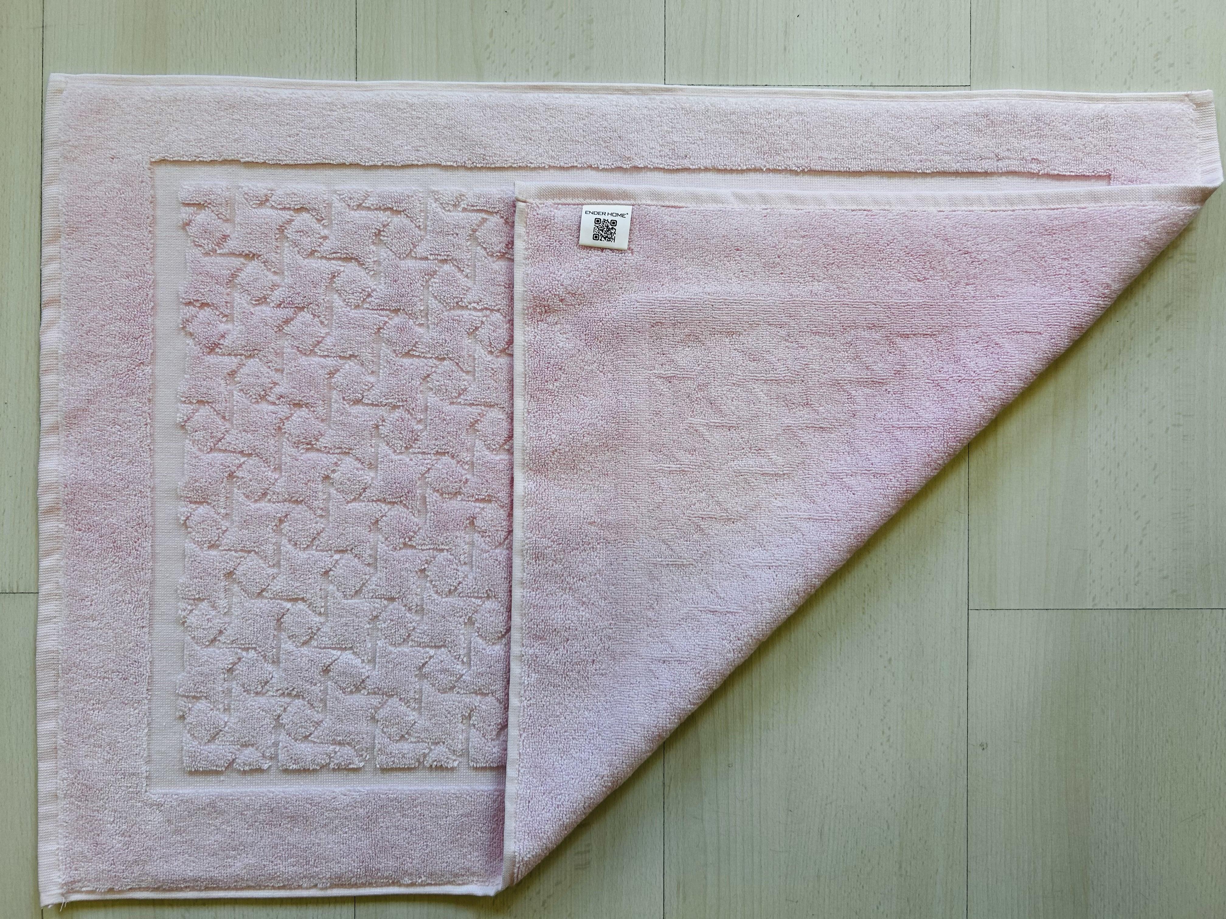 Mozaik Desenli Havlu Banyo Paspası – 50x70 cm - Ender Home