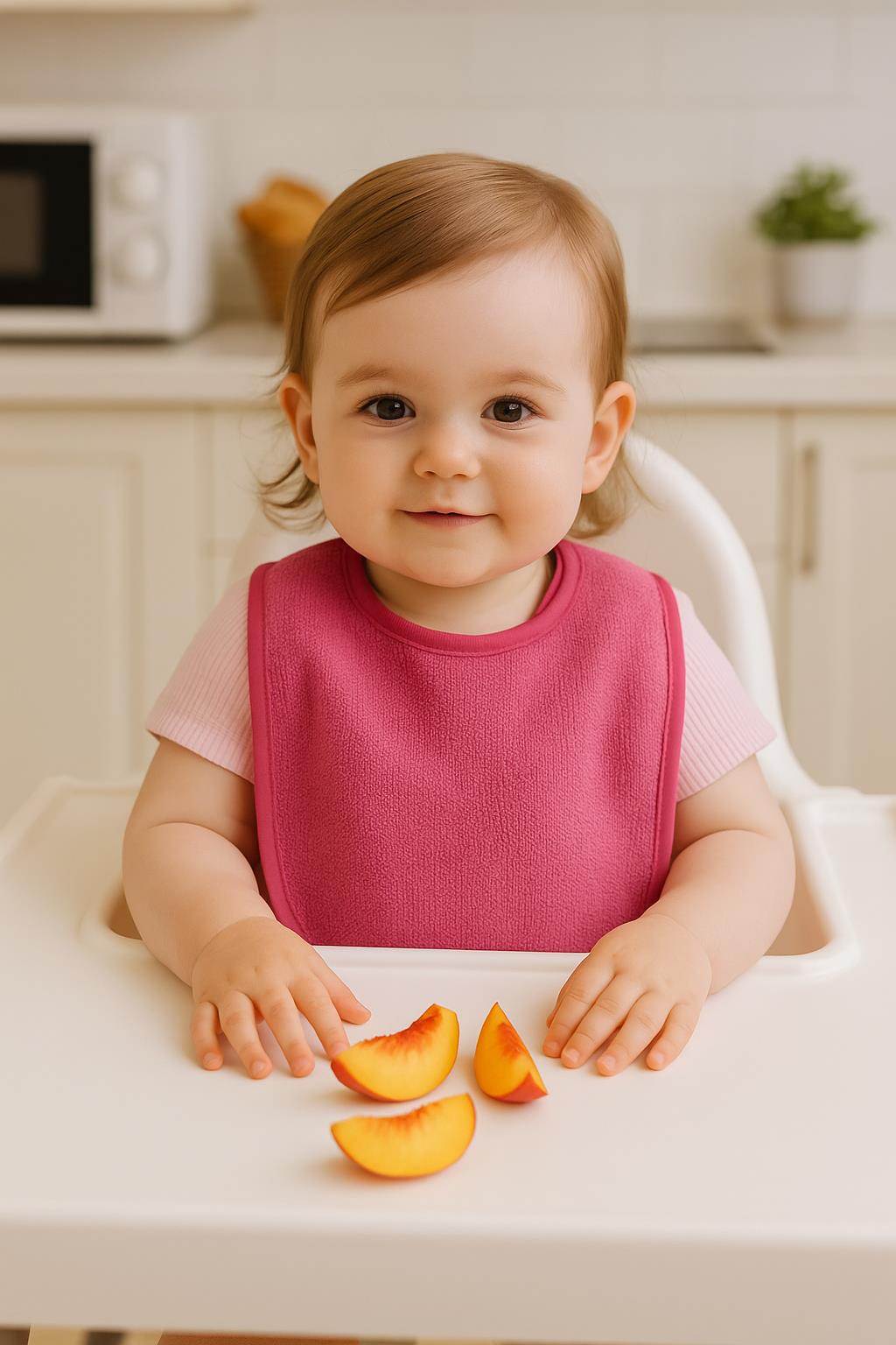 CottonVerse 2'li Bebek Mama Önlüğü – %100 Pamuk Havlu 25x30 cm Pembe - Ender Home