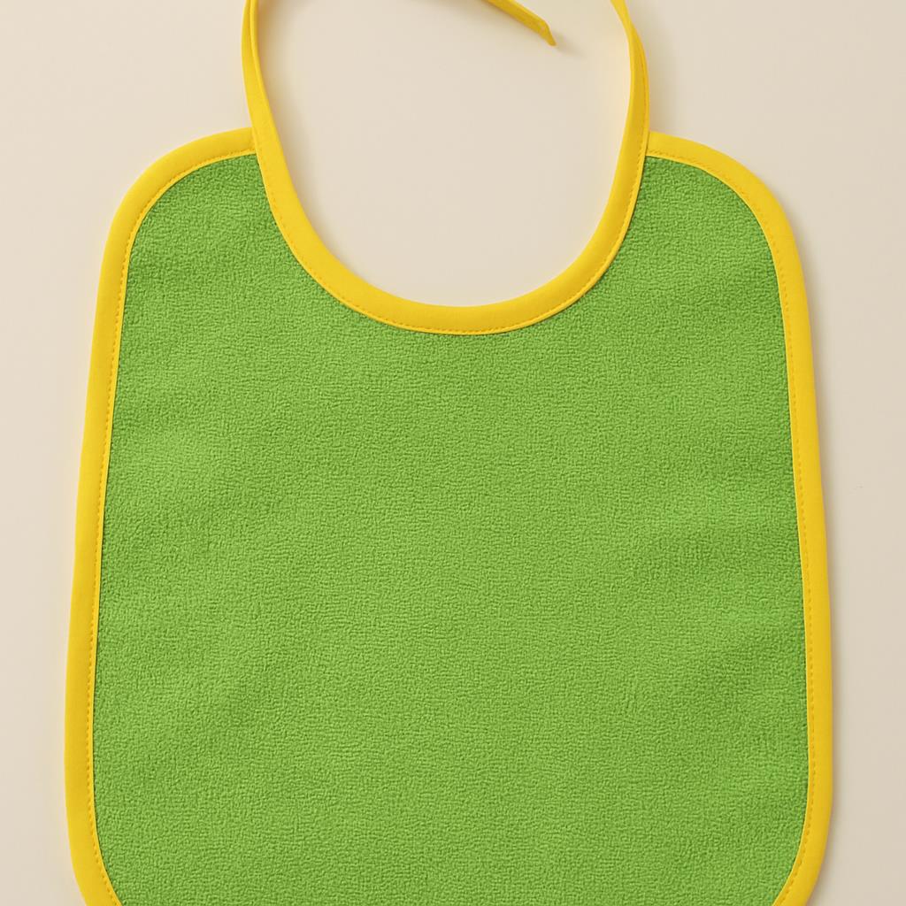 CottonVerse 2'li Bebek Mama Önlüğü – %100 Pamuk Havlu 25x30 cm Yeşil - Ender Home