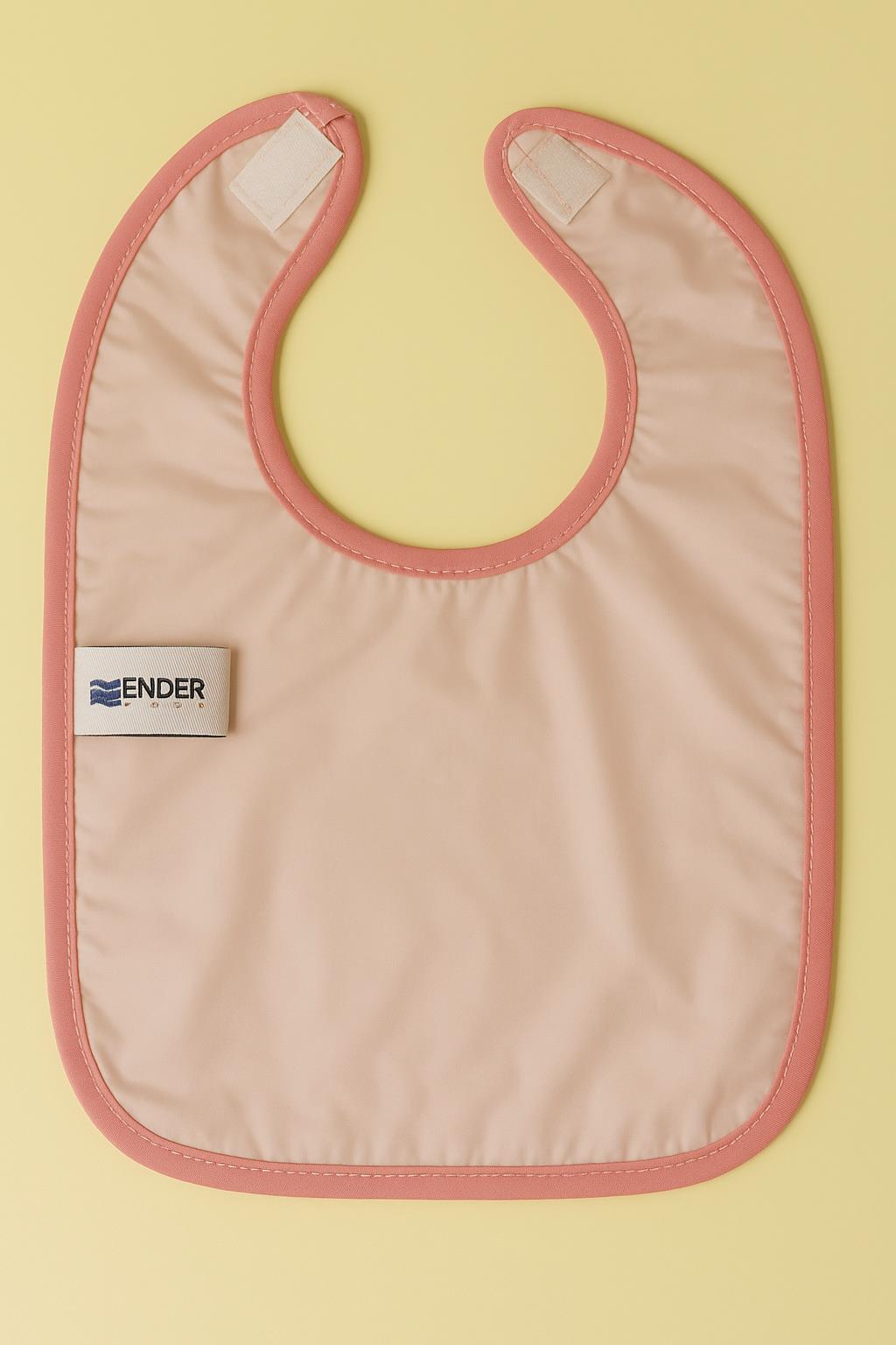 CottonVerse 2'li Bebek Mama Önlüğü – Sıvı Geçirmez %100 Pamuk Havlu 25x40 cm Fuşya - Ender Home