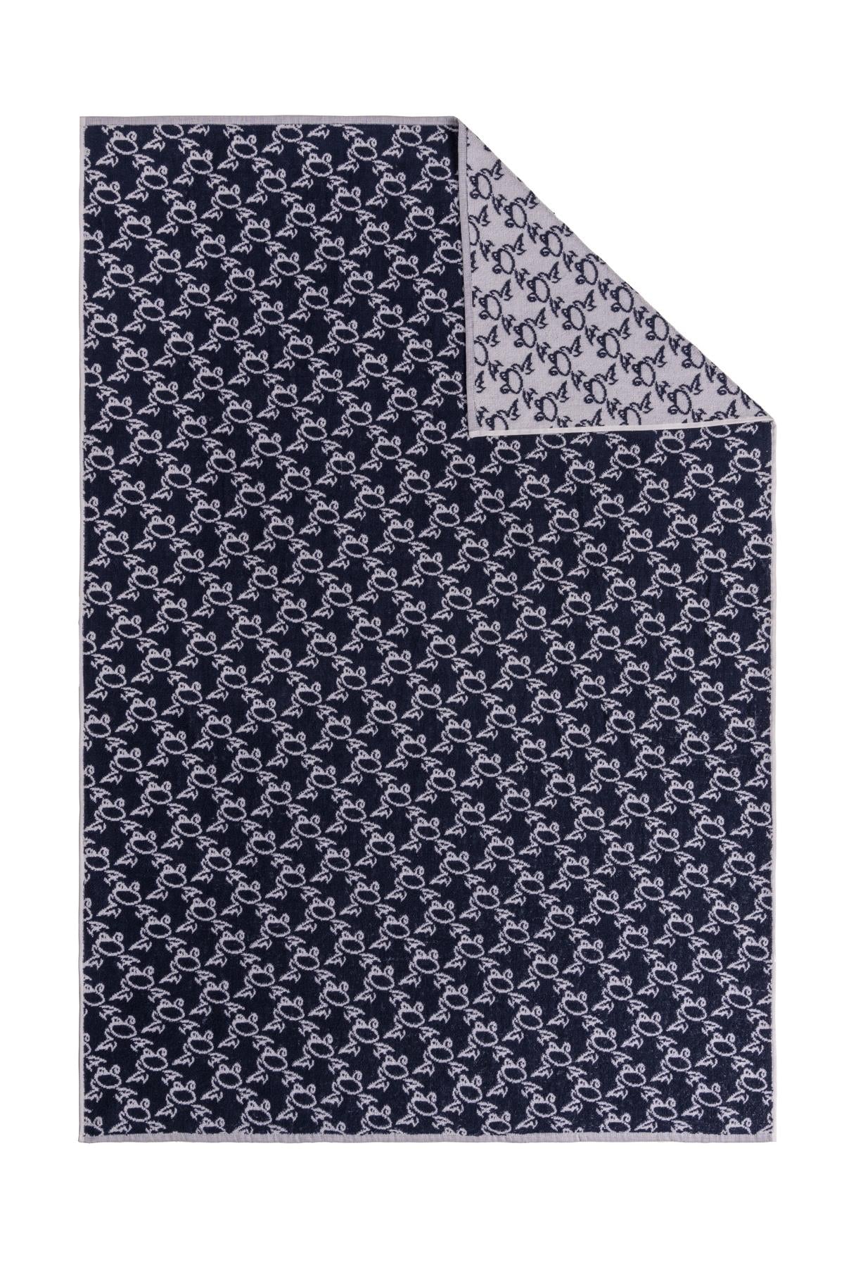CottonVerse Banyo & Plaj Havlusu – %100 Pamuk, 100x150 Cm Lacivert - Ender Home