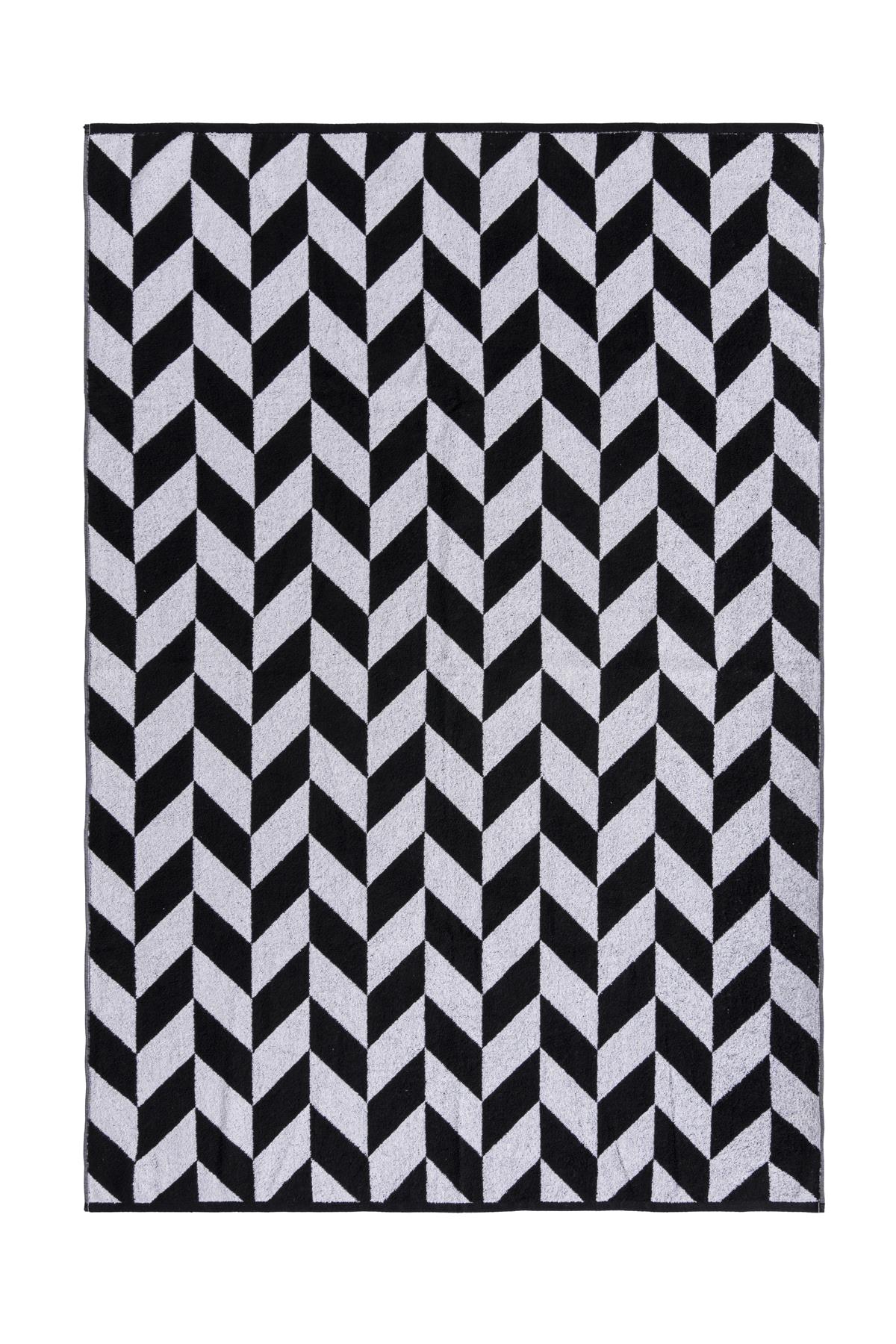 CottonVerse Banyo & Plaj Havlusu – %100 Pamuk, 100x150 Cm Siyah - Ender Home