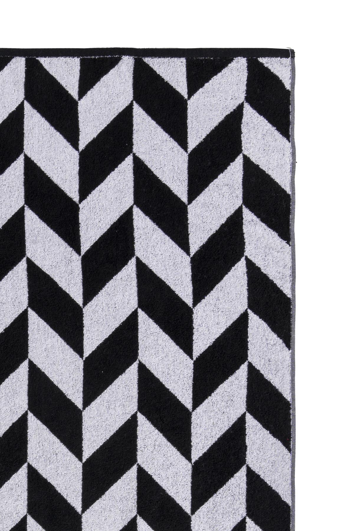 CottonVerse Banyo & Plaj Havlusu – %100 Pamuk, 100x150 Cm Siyah - Ender Home