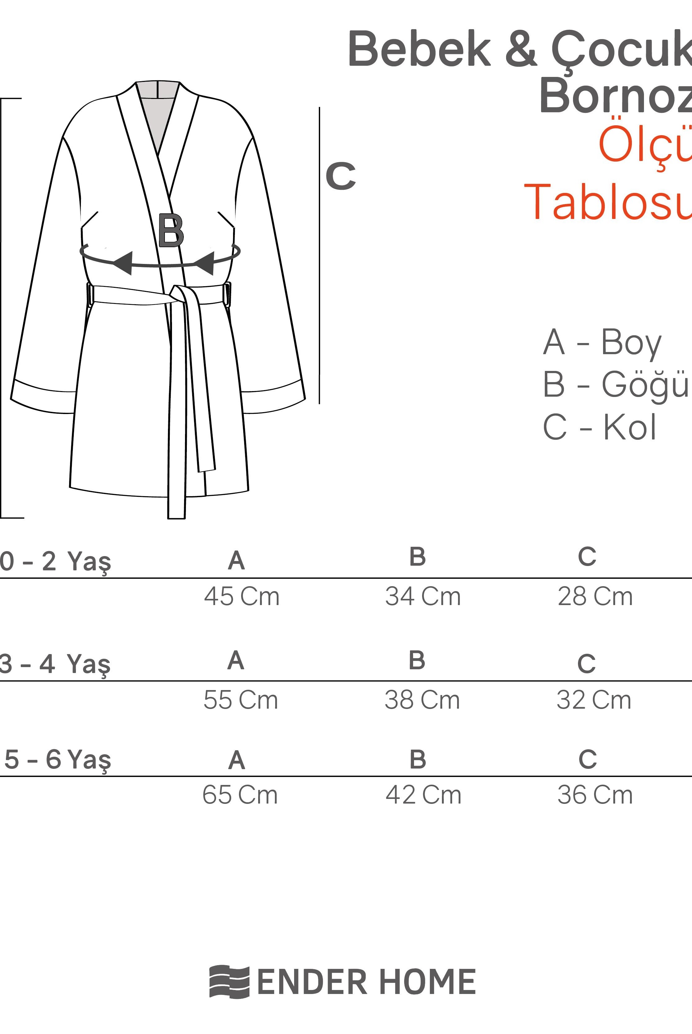 CottonVerse Bebek & Çocuk Kapşonlu Bornoz – %100 Pamuk, Unisex Ekru - Ender Home