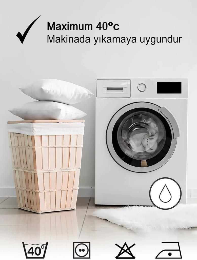 CottonVerse Çift Kişilik Ranforce Nevresim Seti - 200 x 220 cm Gri - Ender Home
