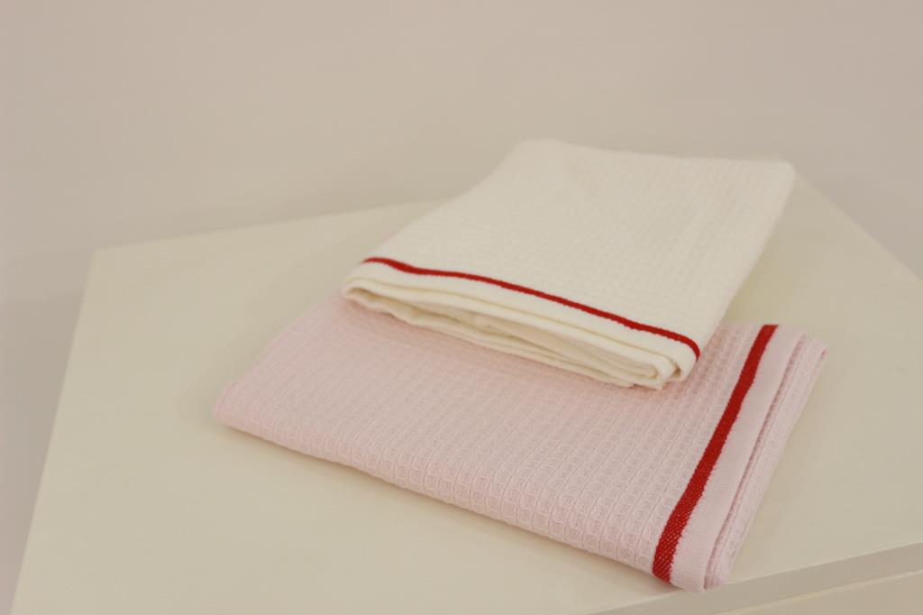 Piquea Waffle Havlu – %100 Pamuklu, Yüksek Emicilik & 45x75 cm Ekru - Ender Home