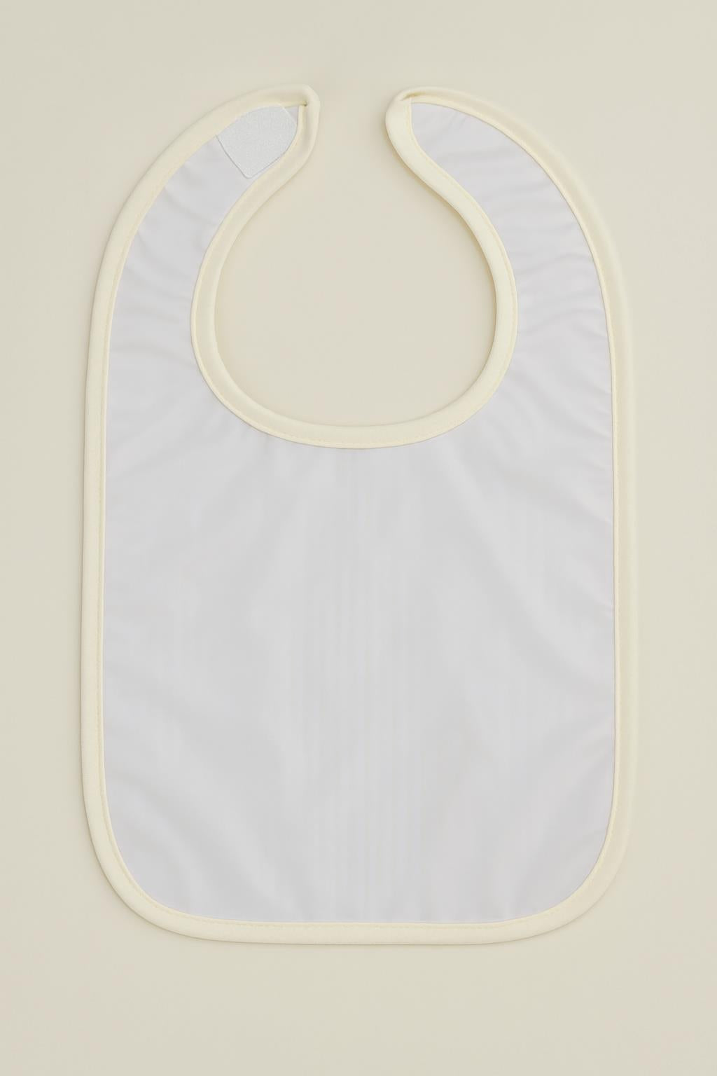 Wild Spirit 2'li Leopar Desenli Bebek Mama Önlüğü – Sıvı Geçirmez %100 Pamuk 25x40 Cm Leopar Baskılı- Ekru Biyeli - Ender Home