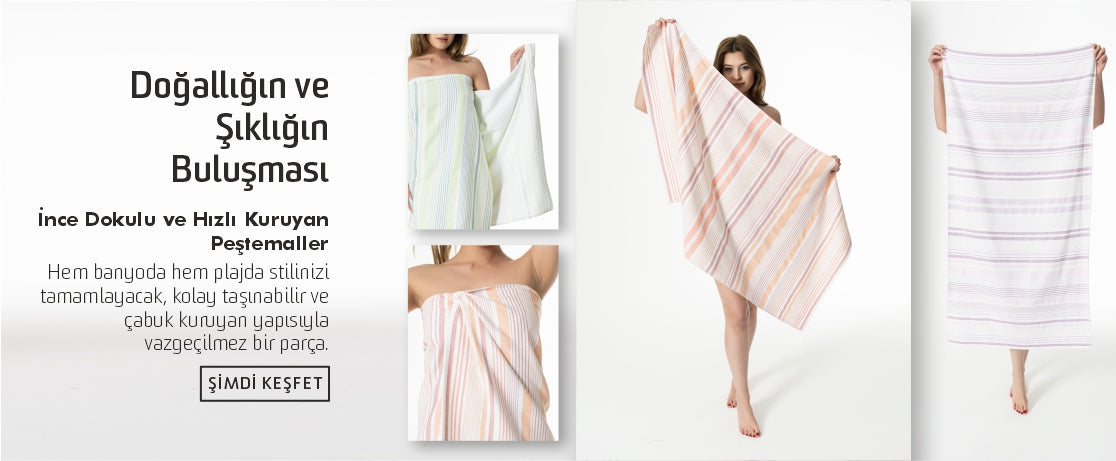geleneksel ama  şık peştemal