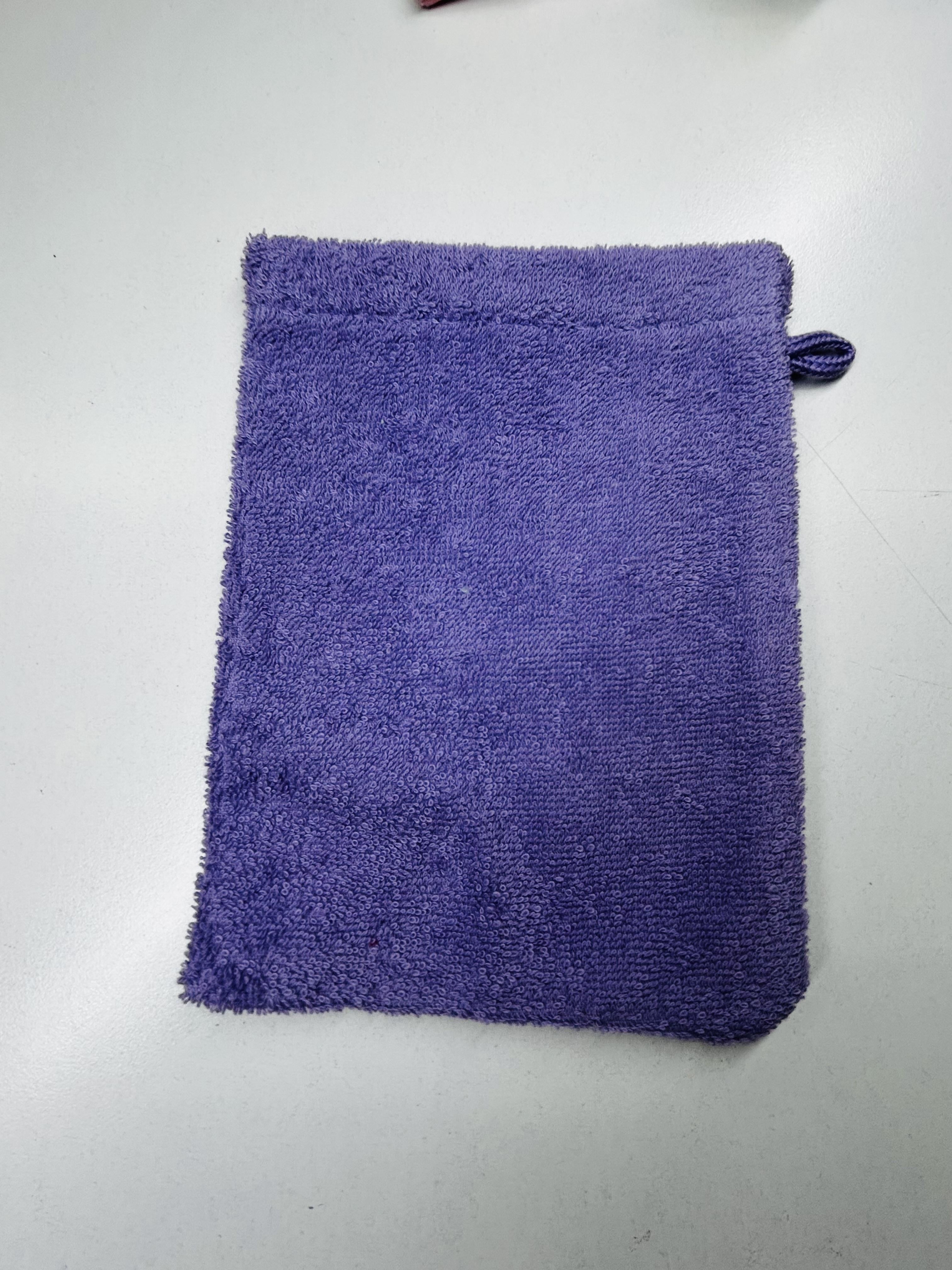 CottonVerse Lila Havlu Banyo Kesesi – %100 Pamuk, 16x21 cm - Ender Home