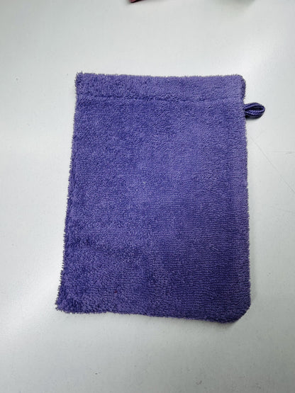 16x21 cm Lila Havlu Banyo Kesesi %100 Pamuklu