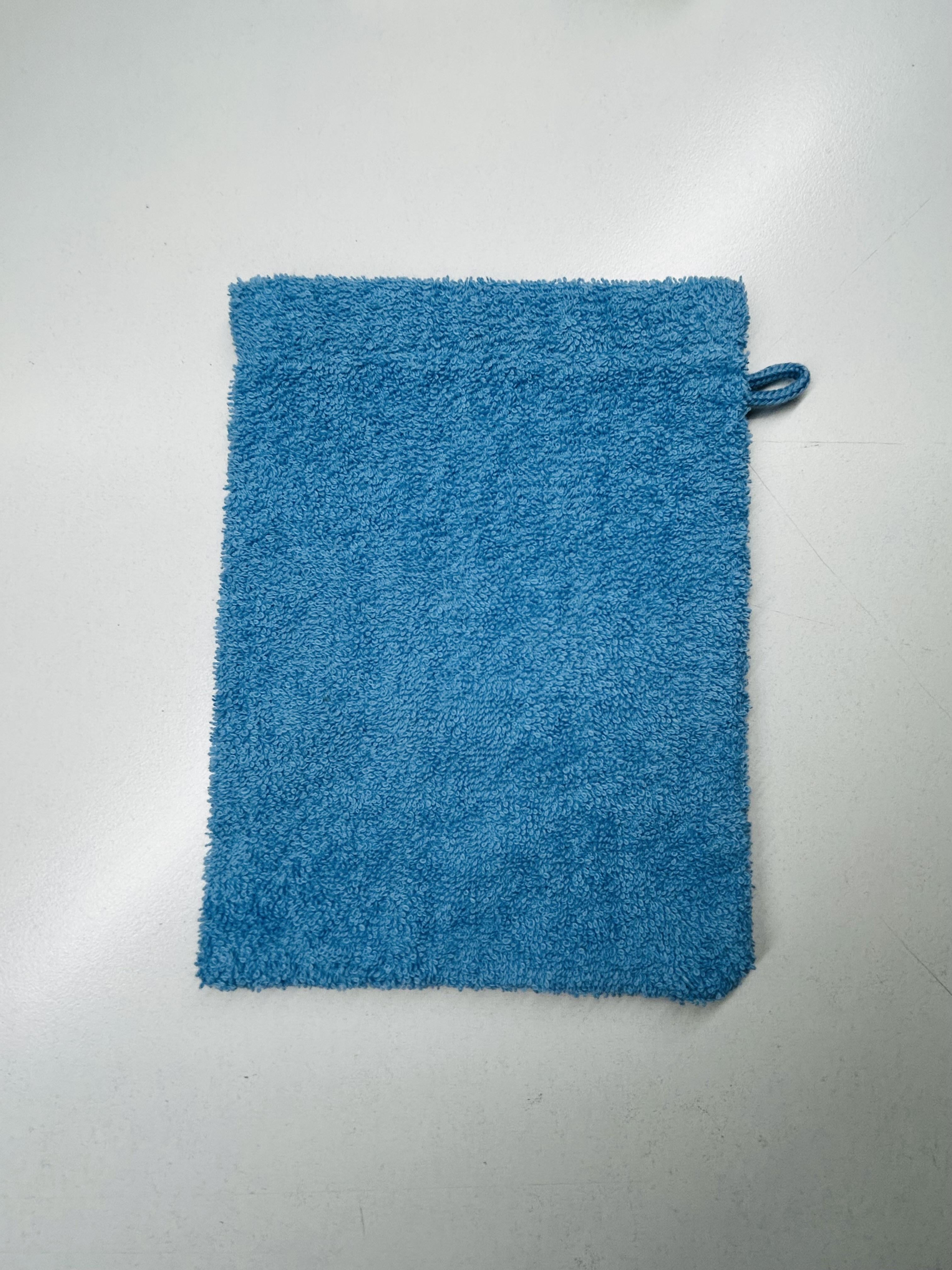 CottonVerse Mavi Havlu Banyo Kesesi – %100 Pamuk, 16x21 cm - Ender Home