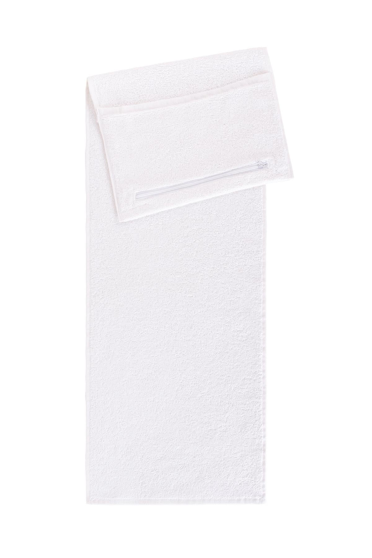 ProMotion Spor Havlusu – Fermuar Cepli , %100 Pamuk , 30 x 100 cm - Ender Home