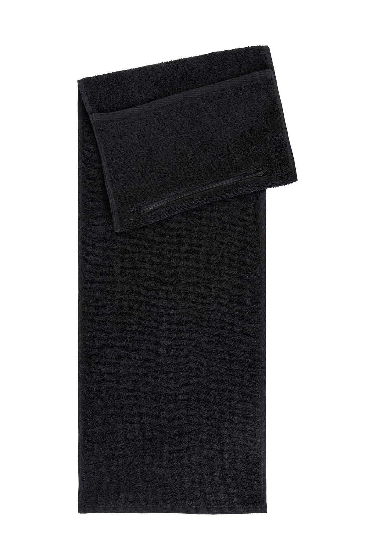 ProMotion Spor Havlusu – Fermuar Cepli , %100 Pamuk , 30 x 100 cm - Ender Home