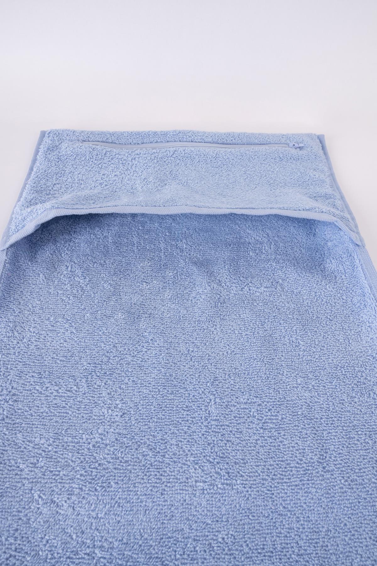 ProMotion Spor Havlusu – Fermuar Cepli , %100 Pamuk , 30 x 100 cm - Ender Home