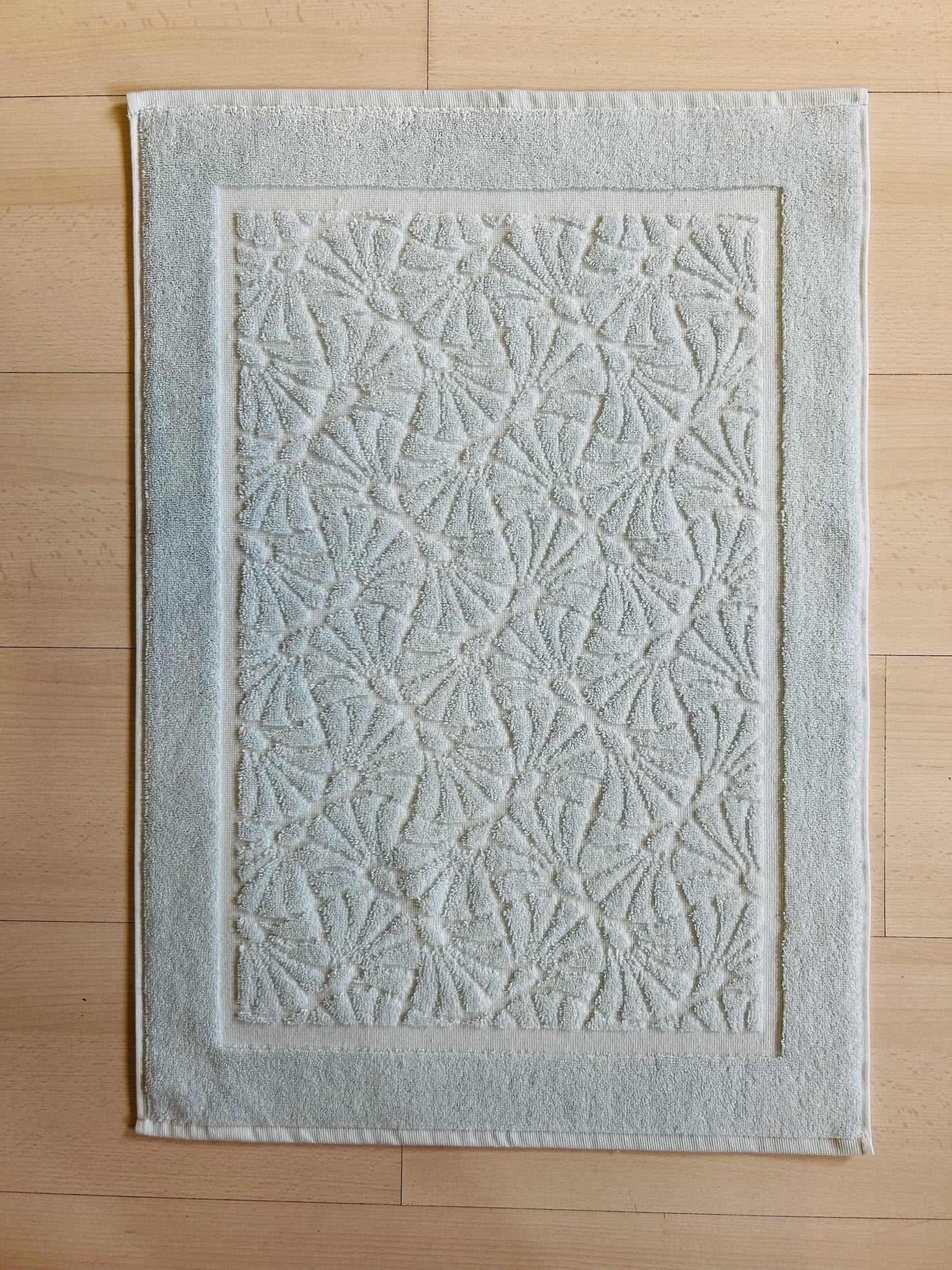50x70 Cm Jakarlı Deniz Desen Pamuklu Banyo Paspası