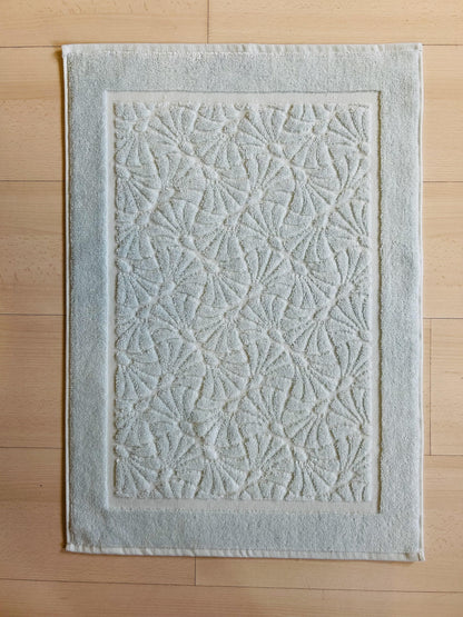 50x70 Cm Jakarlı Deniz Desen Pamuklu Banyo Paspası