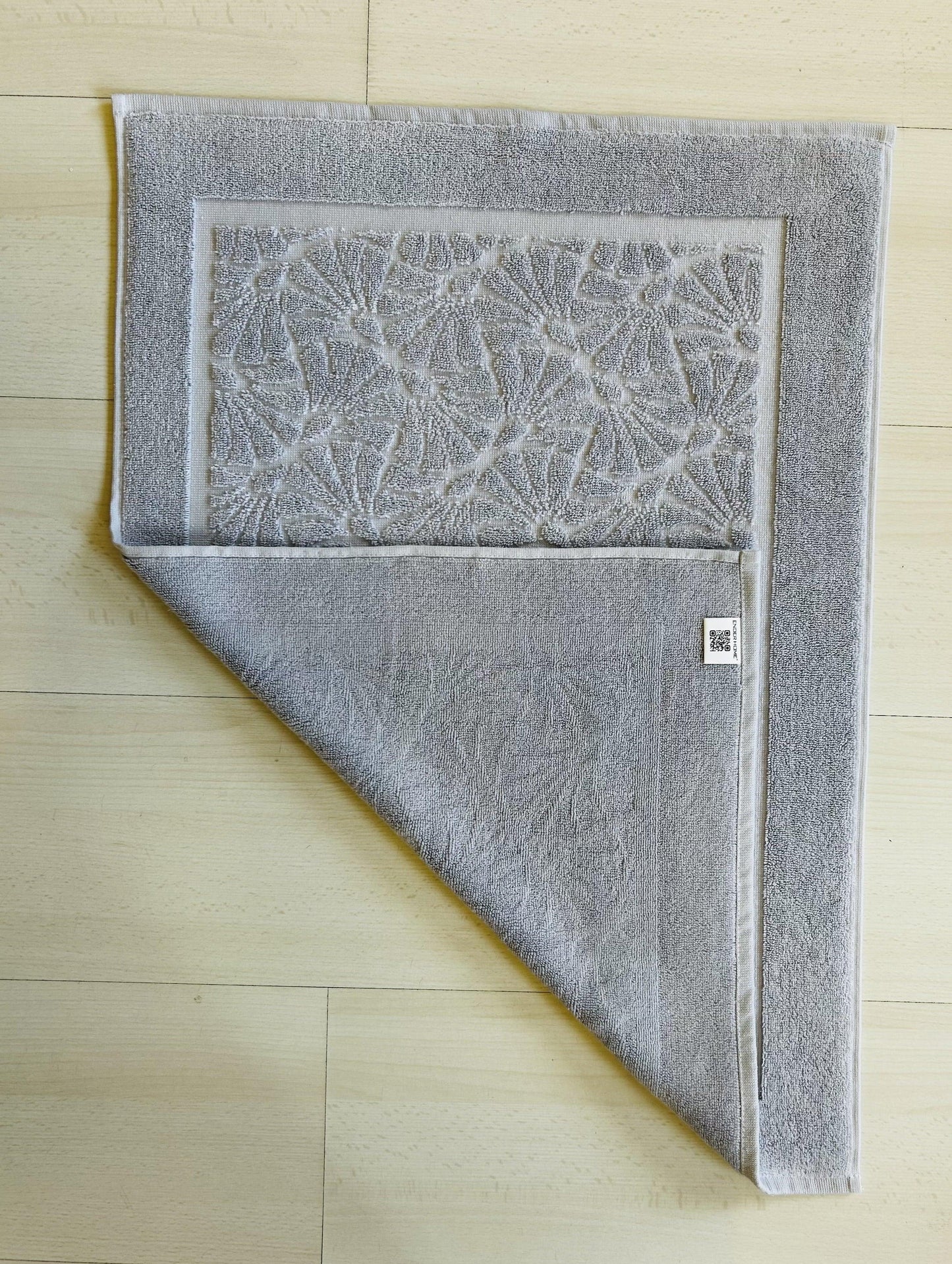 50x70 Cm Jakarlı Deniz Desen Pamuklu Banyo Paspası