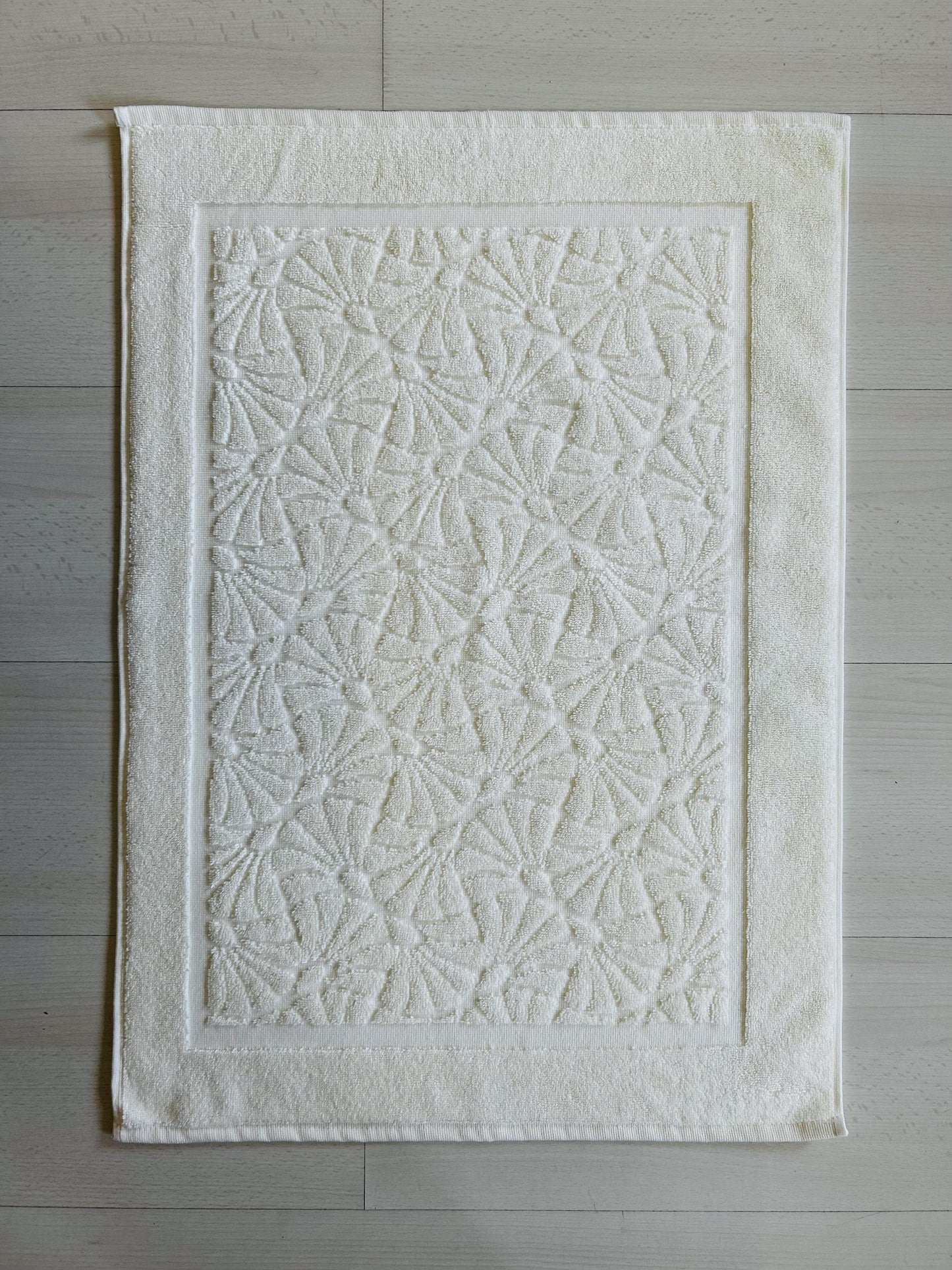 50x70 Cm Jakarlı Deniz Desen Pamuklu Banyo Paspası
