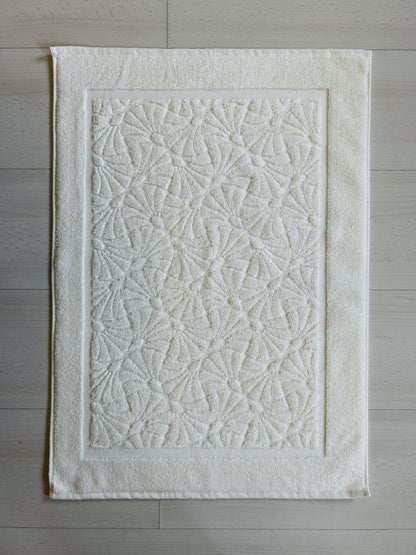50x70 Cm Jakarlı Deniz Desen Pamuklu Banyo Paspası