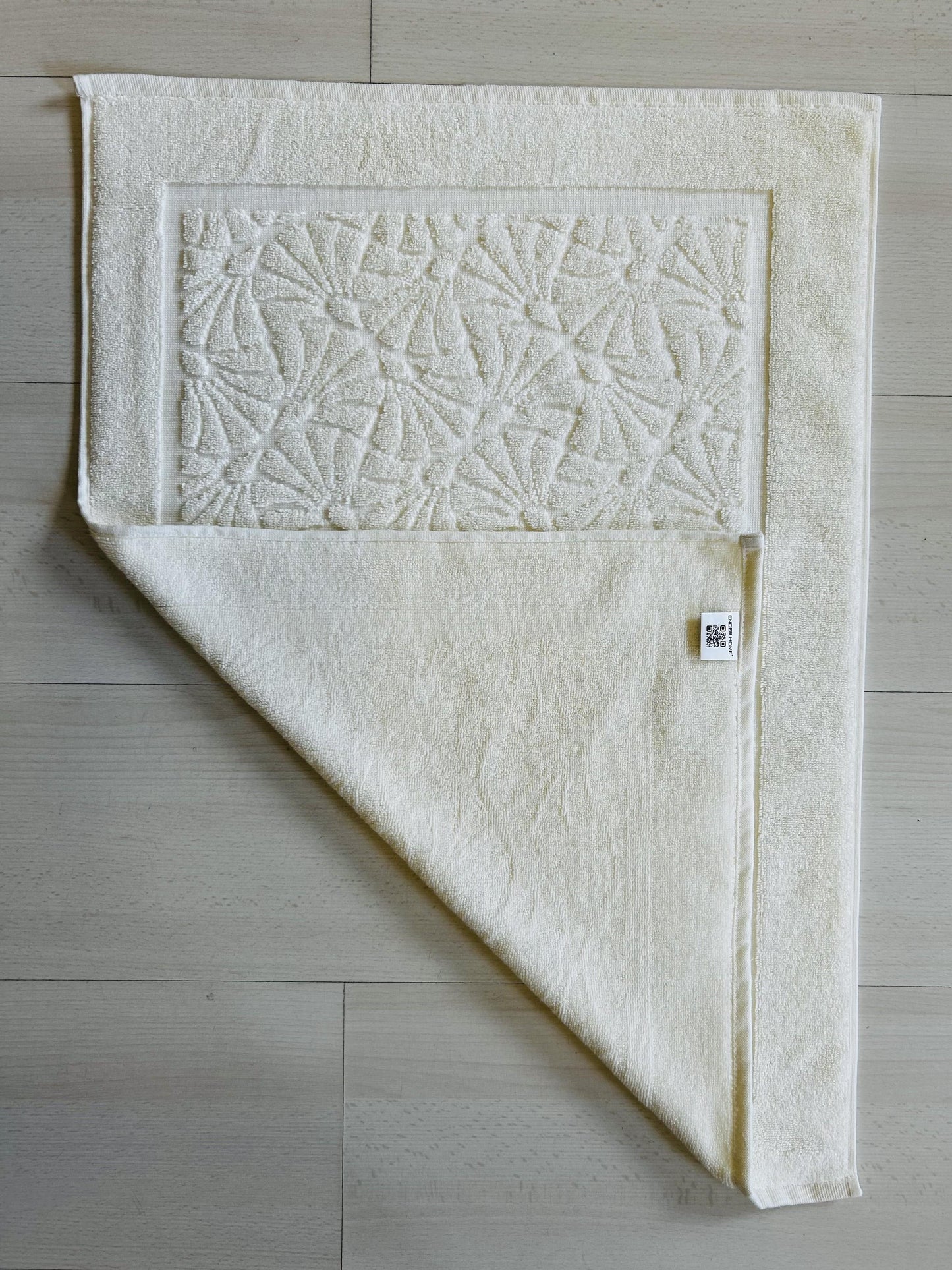 50x70 Cm Jakarlı Deniz Desen Pamuklu Banyo Paspası