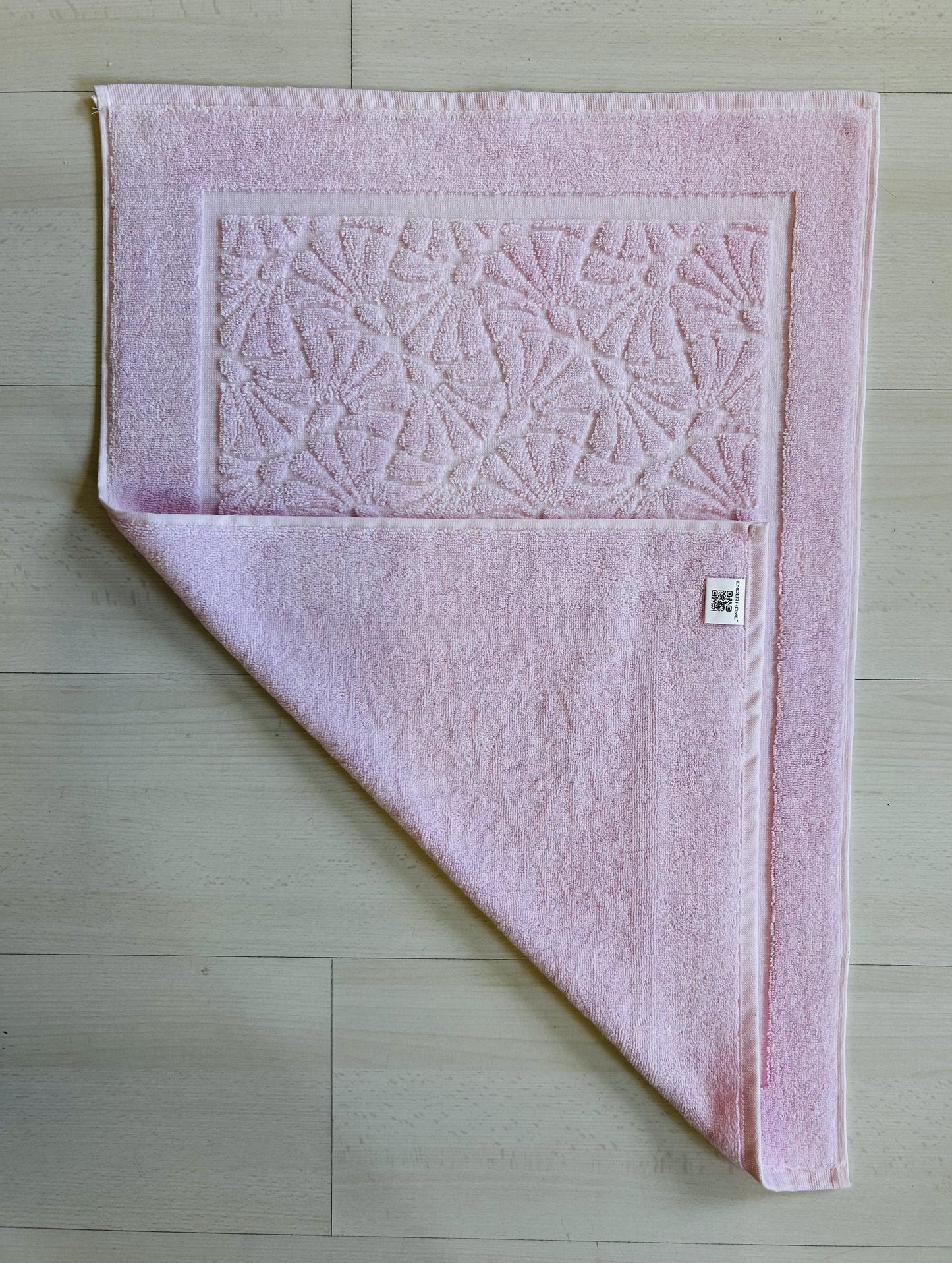 50x70 Cm Jakarlı Deniz Desen Pamuklu Banyo Paspası