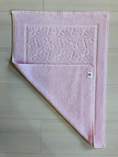 50x70 Cm Jakarlı Deniz Desen Pamuklu Banyo Paspası