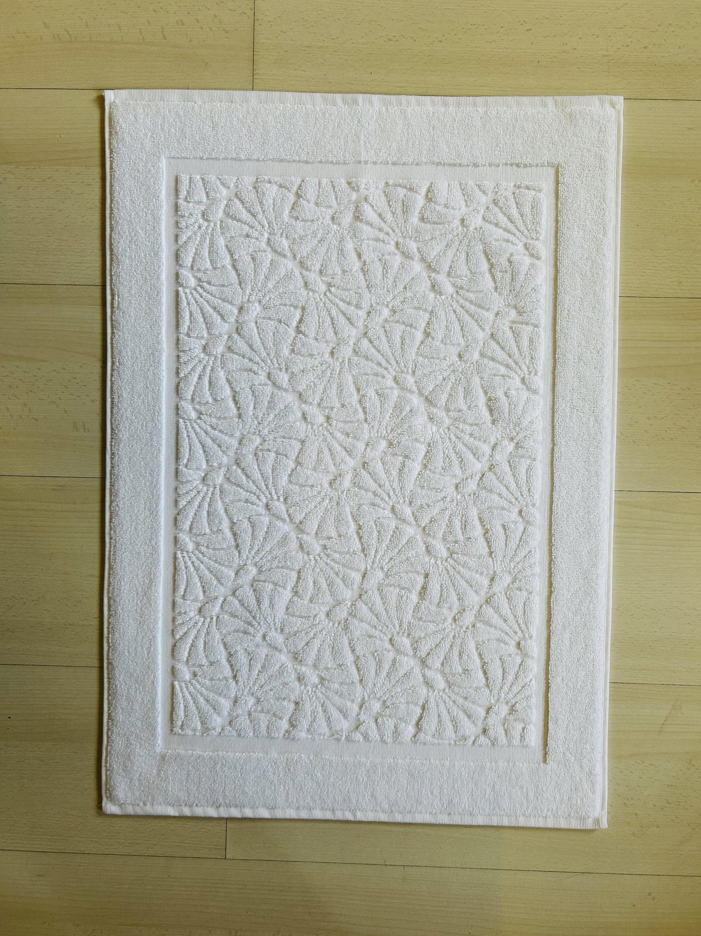 50x70 Cm Jakarlı Deniz Desen Pamuklu Banyo Paspası