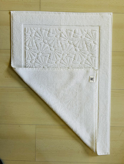 50x70 Cm Jakarlı Deniz Desen Pamuklu Banyo Paspası