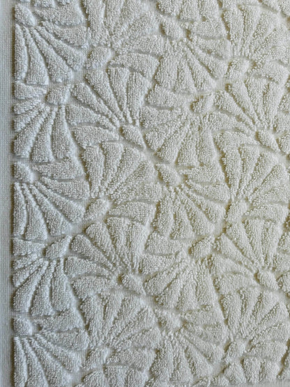 50x70 Cm Jakarlı Deniz Desen Pamuklu Banyo Paspası