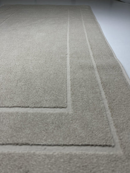Çerçeve Desen Havlu Banyo Paspası 50x90 Cm