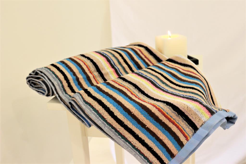 Aura Wave Banyo Ve Plaj Havlusu – %100 Pamuk, 70x140 Mavi - Ender Home