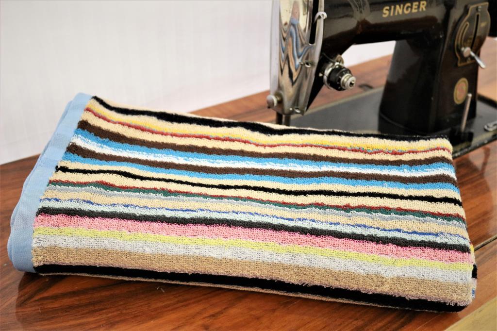 Aura Wave Banyo Ve Plaj Havlusu – %100 Pamuk, 70x140 Mavi - Ender Home