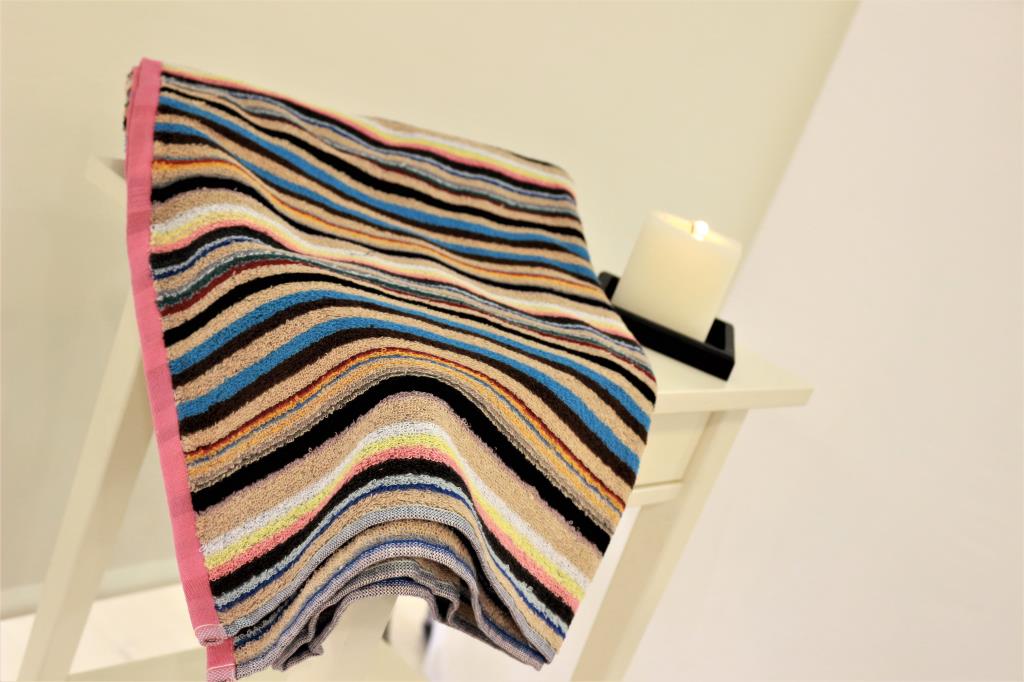 Aura Wave Banyo Ve Plaj Havlusu – %100 Pamuk, 70x140 Pembe - Ender Home