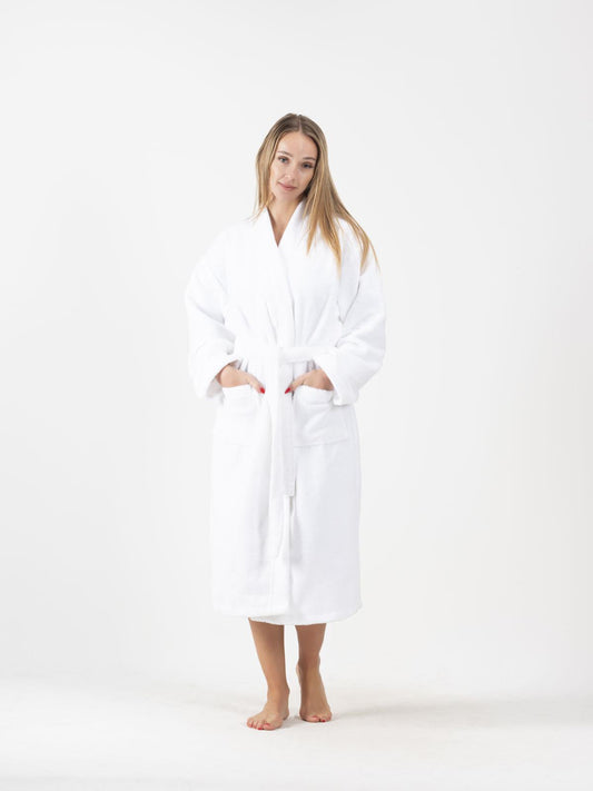 Kadife Kimono Bornoz Unisex Soft Banyo Bornozu