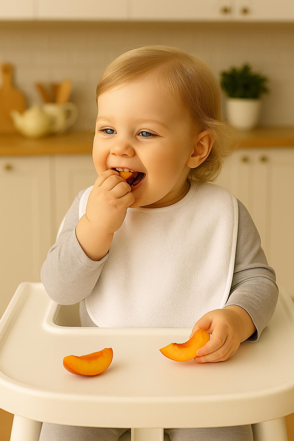 CottonVerse 2'li Bebek Mama Önlüğü – %100 Pamuk Havlu 25x30 cm Beyaz - Ender Home