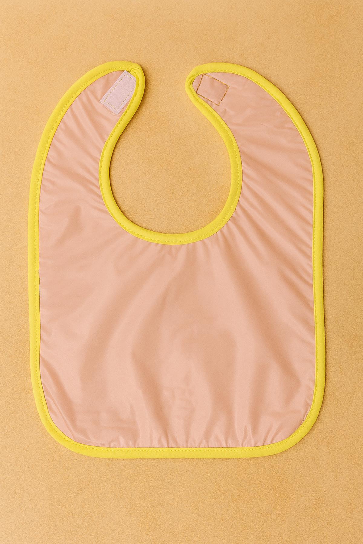 CottonVerse 2'li Bebek Mama Önlüğü – Sıvı Geçirmez %100 Pamuk Havlu 25x40 cm Oranj - Ender Home