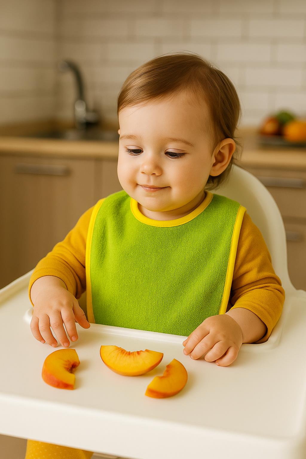 CottonVerse 2'li Bebek Mama Önlüğü – Sıvı Geçirmez %100 Pamuk Havlu 25x40 cm Yeşil - Ender Home