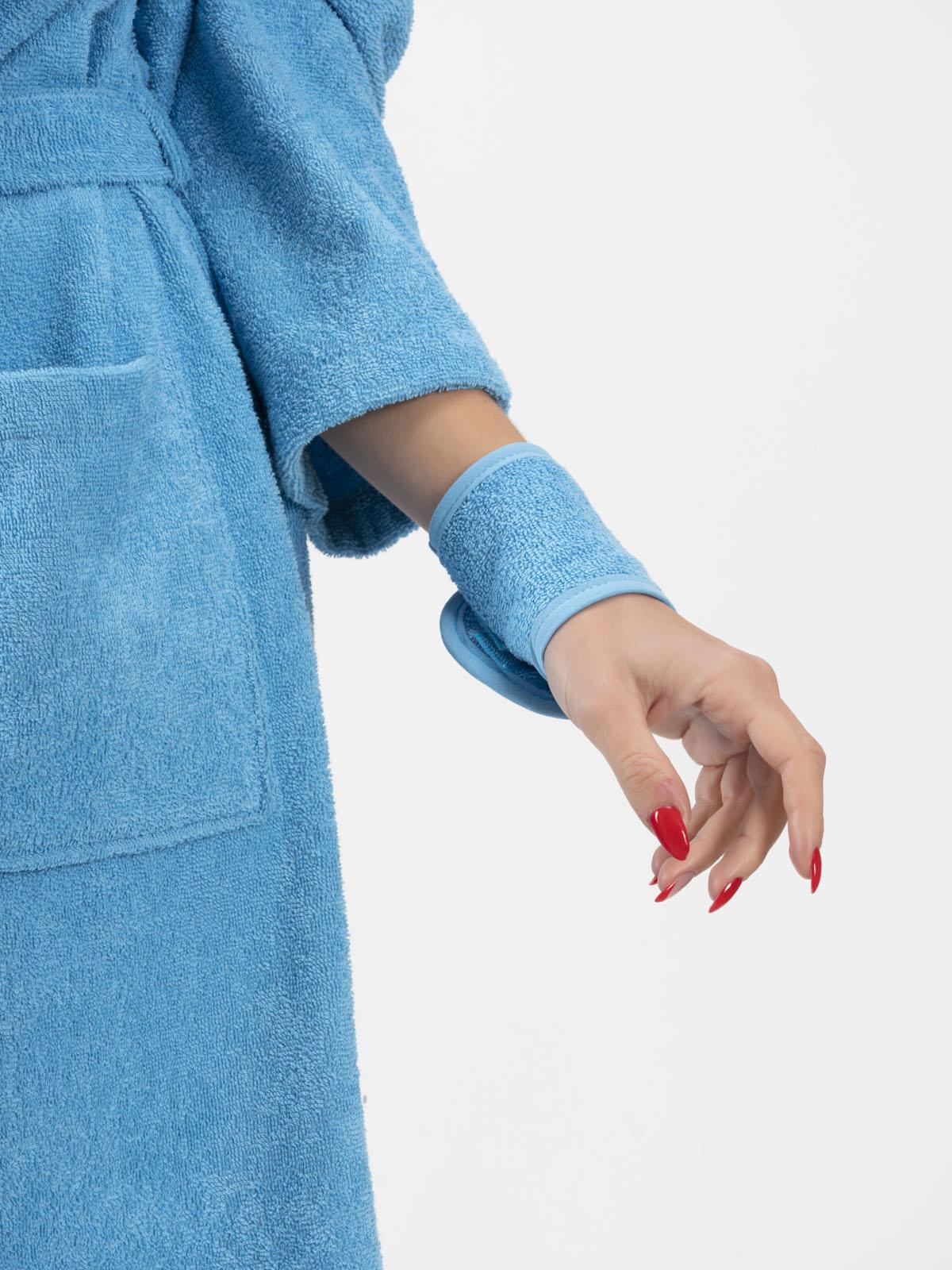 CottonVerse 2'li Havlu Bilek Bandı – %100 Pamuk ve Süper Emici Mavi - Ender Home