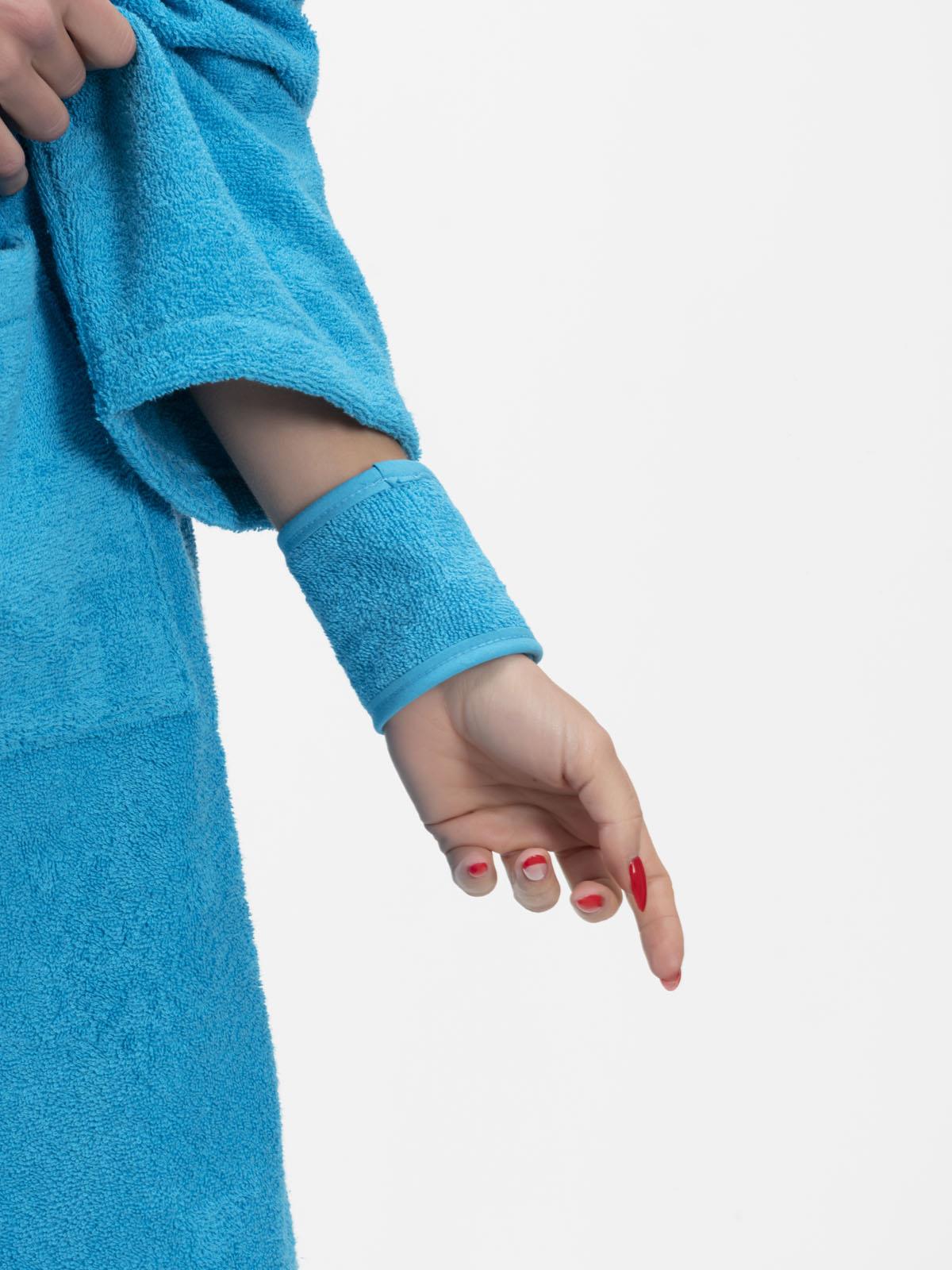 CottonVerse 2'li Havlu Bilek Bandı – %100 Pamuk ve Süper Emici Turkuaz - Ender Home