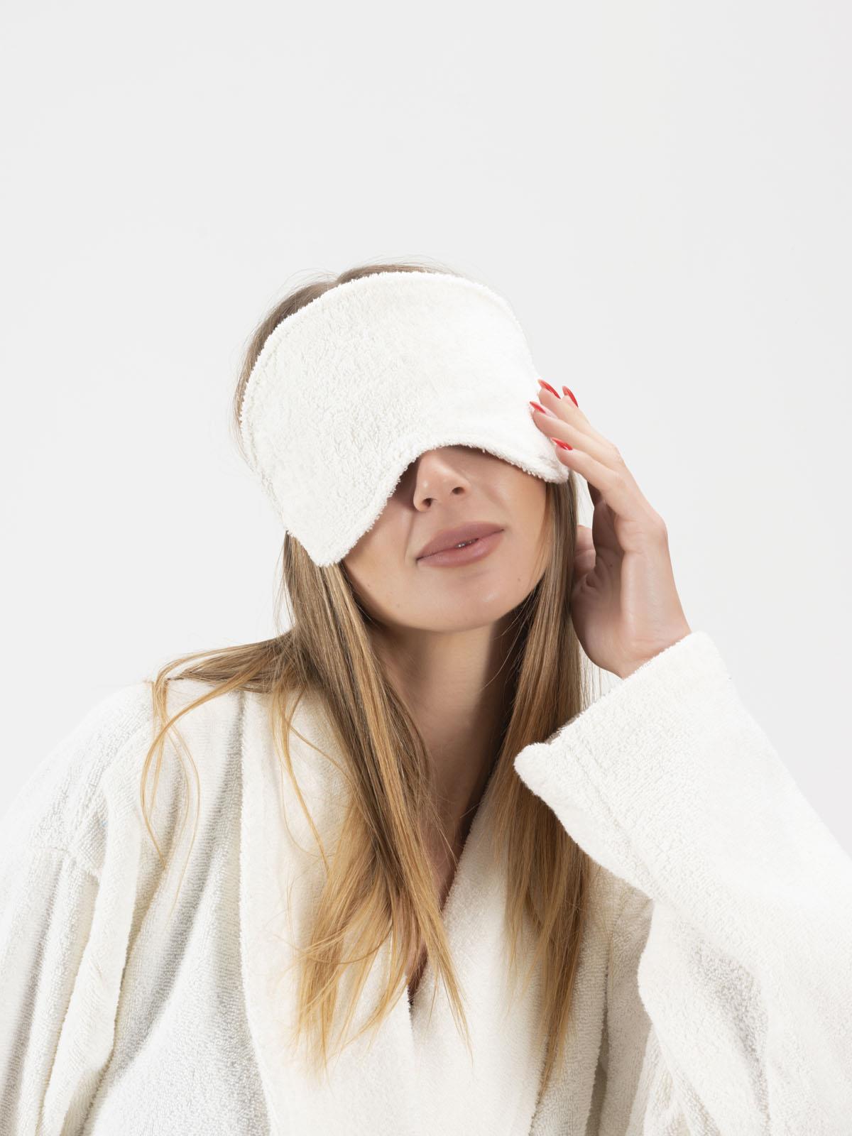 CottonVerse 2'li Havlu Göz Bandı – %100 Pamuk ve Süper Emici Ekru - Ender Home