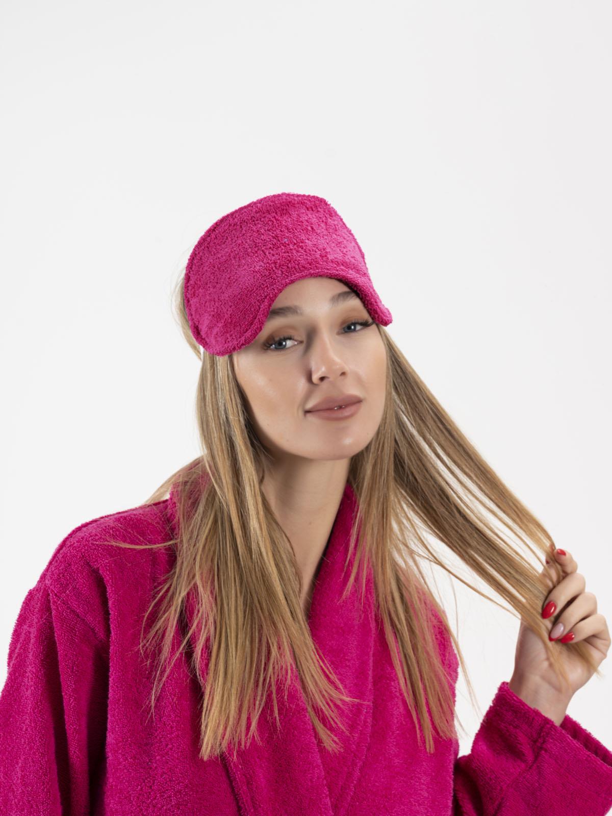 CottonVerse 2'li Havlu Göz Bandı – %100 Pamuk ve Süper Emici Fuşya - Ender Home